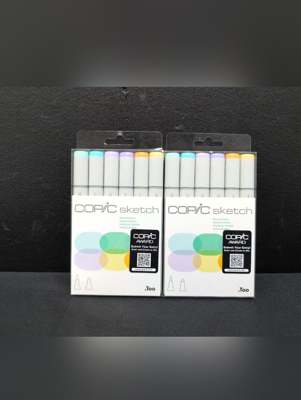 Copic Sketch Marker 6-Piece Set Pale Pastels Pack of 2 Multicolor